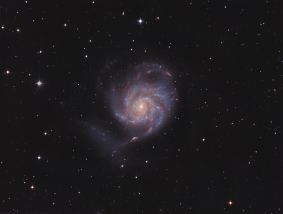 M101 - Pinwheel Galaxy (28x 300s RGB)