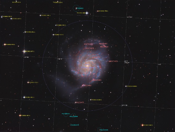 M101 - Pinwheel Galaxy (28x 300s RGB)