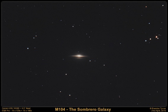 M104 - the Sombrero Galaxy