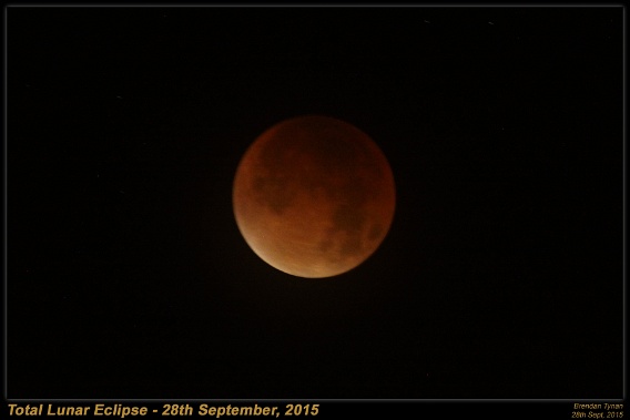 Total Lunar Eclipse - Sept, 2015