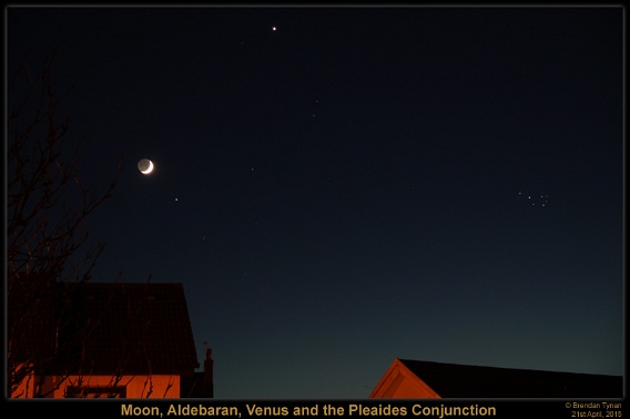 Moon / Venus / Pleaides Conjunction
