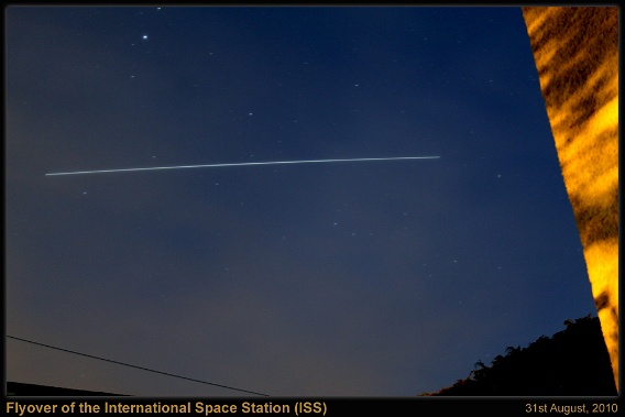 ISS flyover