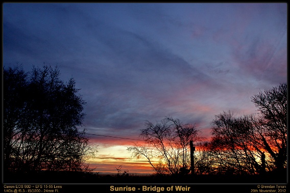 Sunrise-BOW 29-11-2012