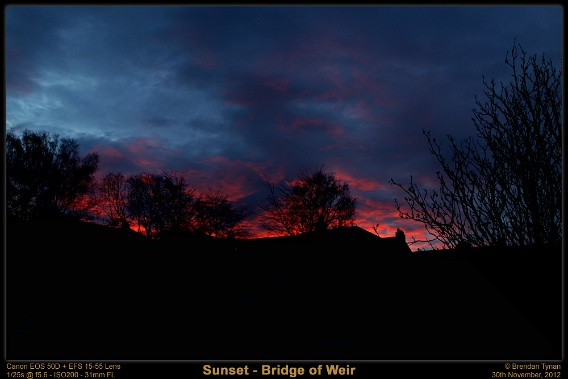 Sunset-BOW 30-11-2012