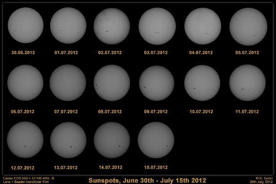 Sunspots - 2012