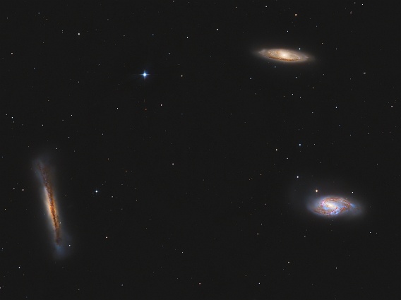 Leo Triplet - 10x 300s RGB Leo Triplet - M65/M66/NGC3628 (10x300s RGB)