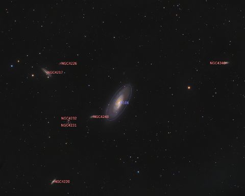M106 (L-RGB - 4H-50Min) Annotated M106 (L-RGB - 4Hrs-50Min) Annotated