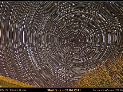 Startrails 216 x 30s @ ISO800 : Misc