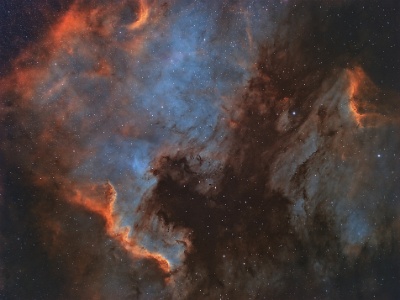 North America & Pelican Nebula (20x 300s SHO) : Nebula