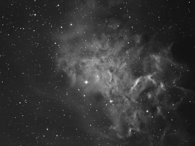 IC405 - 7x600s Ha : Nebula