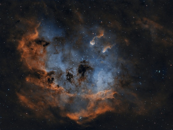 IC410_1 IC410 - The Tadpole Nebula (12x 360s HOO)