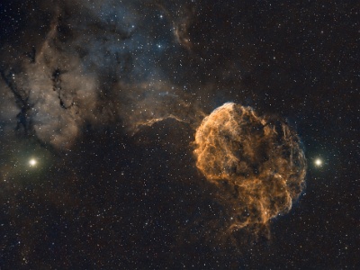 IC443 - The Jellyfish Nebula (15x 360s SHO) : Nebula