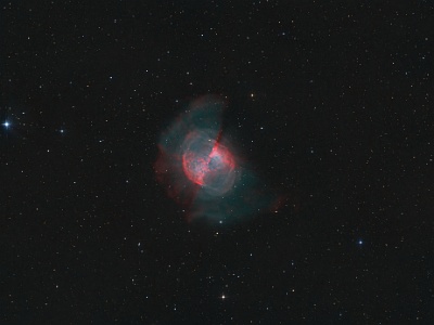 M27 - The Dumbbell Nebula (HO+RGB (12 Hrs Integration) : Nebula