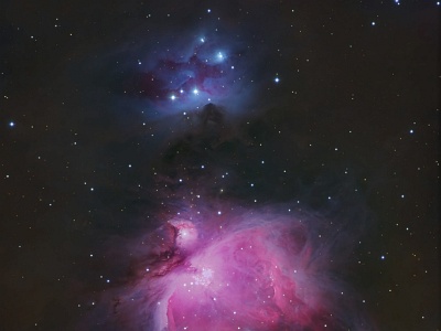 The Orion & Running Man Nebula (15x 300s RGB) : Nebula