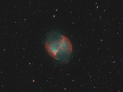 M27 - The Dumbbell Nebula (14x 180s RGB) : Nebula