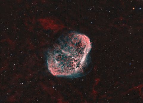 NGC6888 (5Hrs -30Min HOO) NGC6888 - The Crescent Nebula (5Hrs -30Min HOO)
