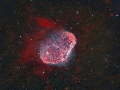 NGC6888 - The Crescent Nebula (20x 360s HOO) : Nebula