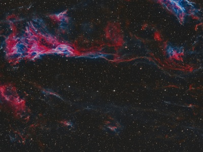 Veil Nebula - (40x360s HOO) : Nebula