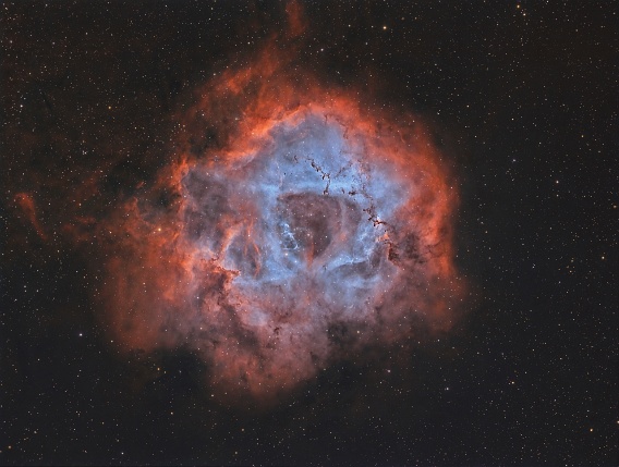 starless Sh2-275 - Rosette Nebula (30x 360s SHO)