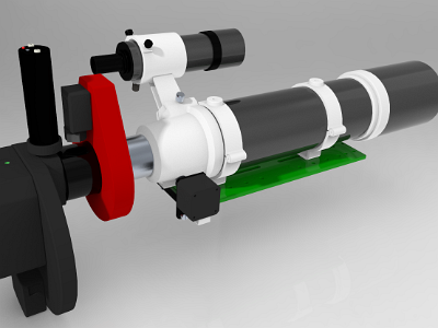 ED72/ED80 - Camera Rotator designed in PTC Creo : Observatory