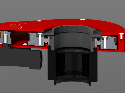 ED72/ED80 - Camera Rotator designed in PTC Creo : Observatory