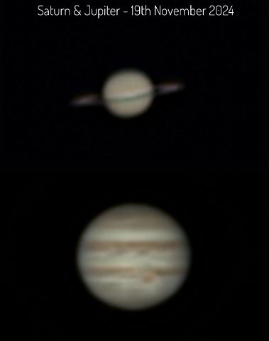 20241119_Jupiter & Saturn Saturn & Jupiter - 19th November 2024