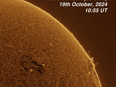 1055-1154 UT - 19th October 2024 : Solar