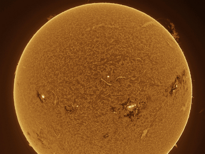 Solar animation - Ha and White Light, 11th August, 2024 : Solar