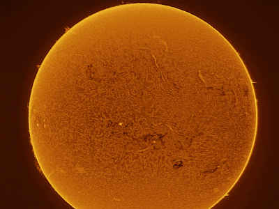 45 Minute Solar animation -  17th May, 2024 (Flare @ 2 o'clock) : Solar