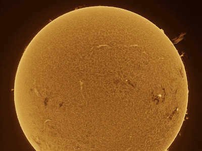 Solar animation - Ha and White Light, 29th August, 2024 : Solar