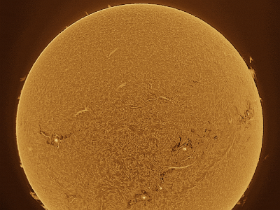 Solar animation - Ha and White Light, 7th September, 2024 : Solar