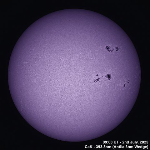 BT_20260702-0908UT CaK (Colour) 2nd July 2026 - CaK (393.3nm)