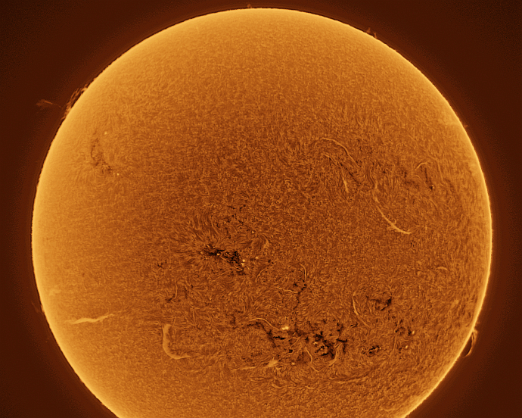 Sun - 1st July 2024 Solar animation - Ha and White Light, 1st July, 2024