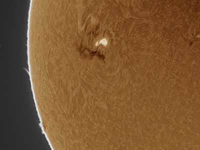 Solar Activity (Ha) - 9th July, 2023 : Solar