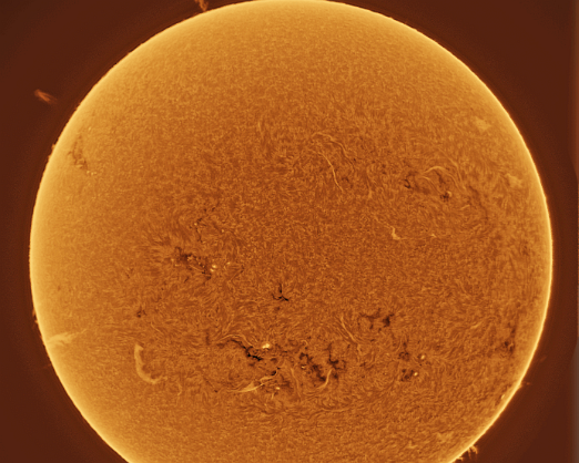 Sun-30th June 2024 Solar animation - Ha and White Light, 30th June, 2024