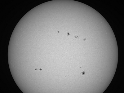 Solar Activity (White Light) - 25.05.2023 : Solar